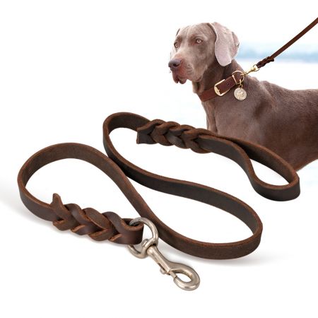 Wholesale Multifunction Leather Dog Leash.